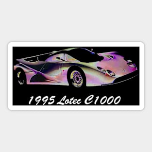 1995 Lotec C1000 Classic Super Car Sticker